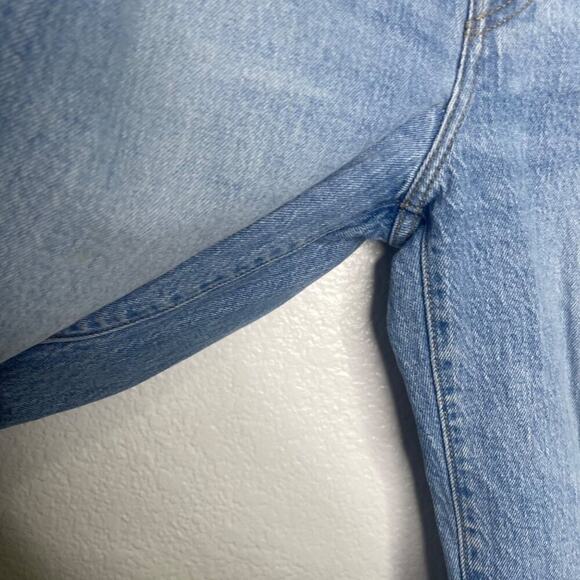 Levi's Womens Jeans Size 25 Ribcage Straight Leg Denim Blue Light Wash Casual - Picture 10 of 16